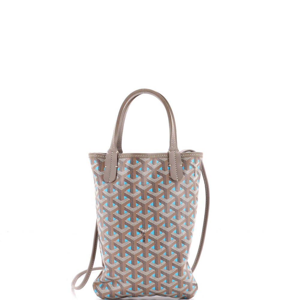 Goyard Mini Poitiers Tote Claire Voie Coated Canvas